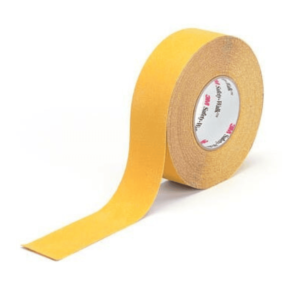 TIRA ANTIDERRAPANTE AMARILLA 3M 2" ROLLO C/5.1 CMS x18 MTS