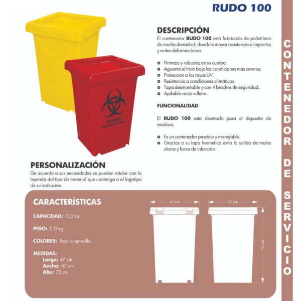 CONTENEDOR RUDO-100